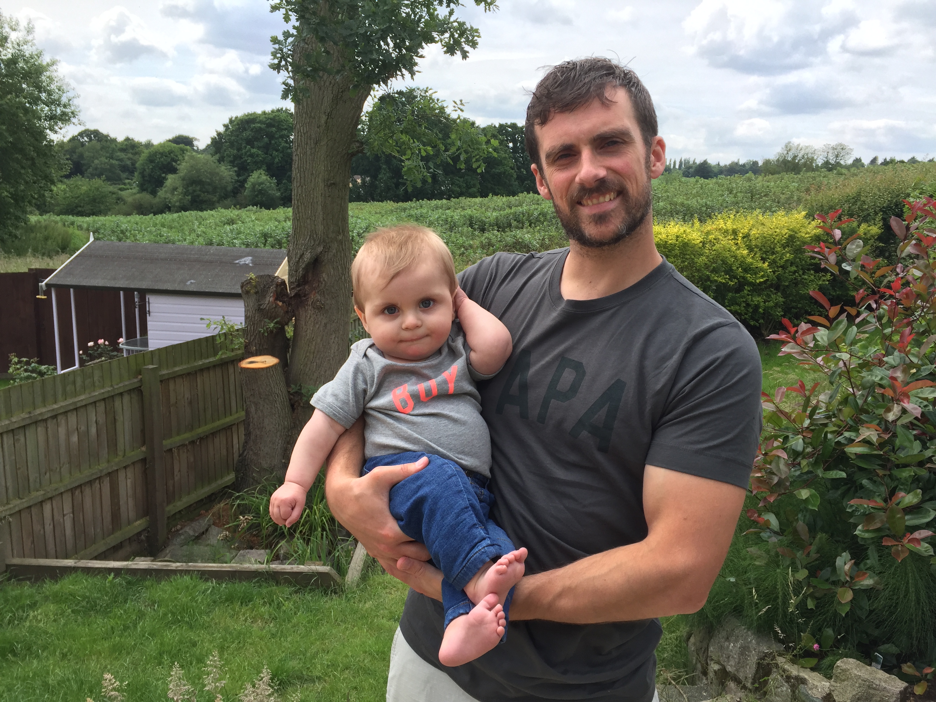 James’ first Fathers Day…